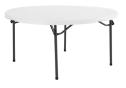 6ft Round White Table